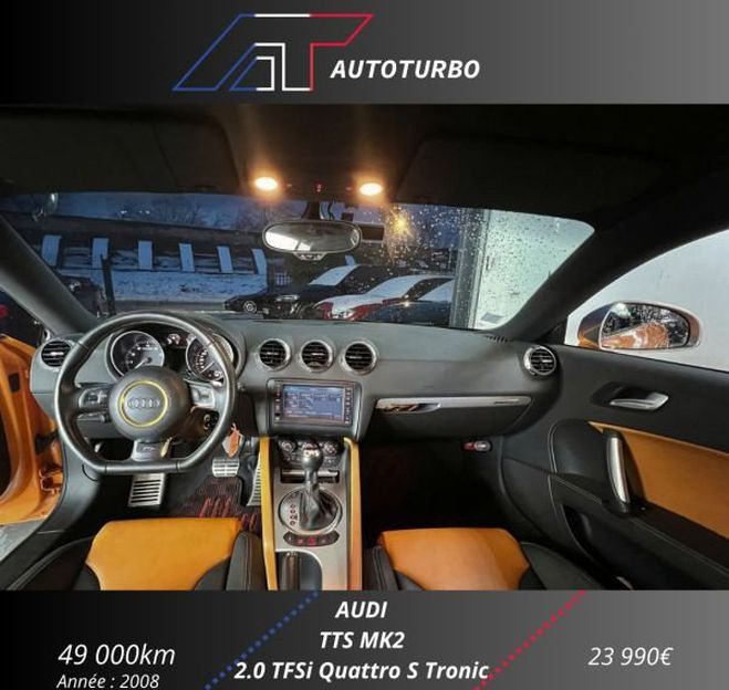 Audi TT S 2.0 TFSI 272CH QUATTRO S TRONIC 6 Orange de 2008