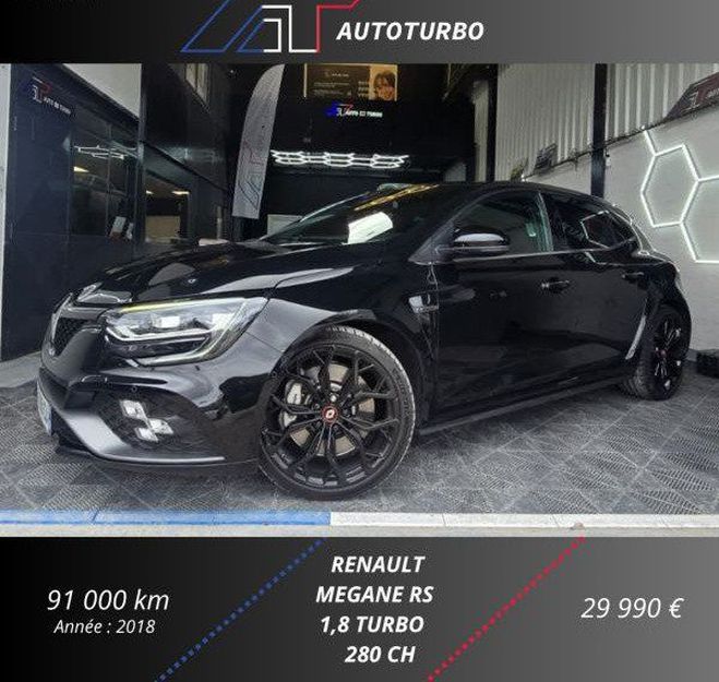 Renault Megane IV 1.8T 280CH RS EDC Noir de 2018
