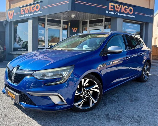 Renault Megane estate 1.6 tce 205 energy gt edc bva Bleu de 2016