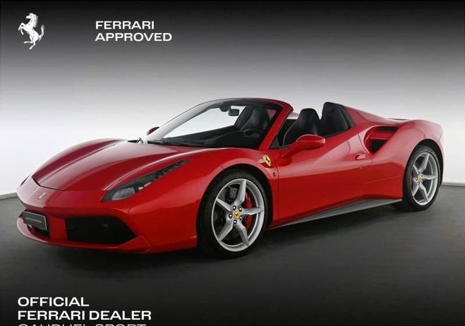Ferrari 488 Spider V8 3.9 T 670ch Rouge de 2017