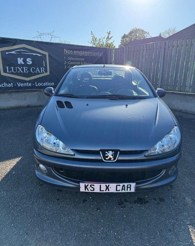 Peugeot 206 CC 1.6HDI 110 Cv 1 �res mains Bleu de 2006