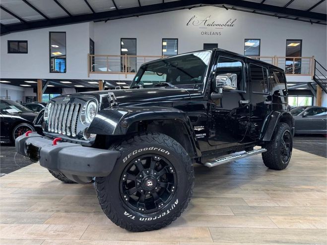 Jeep Wrangler 2.8 CRD 200 UNLIMITED SAHARA AWD BVA Noir de 2012