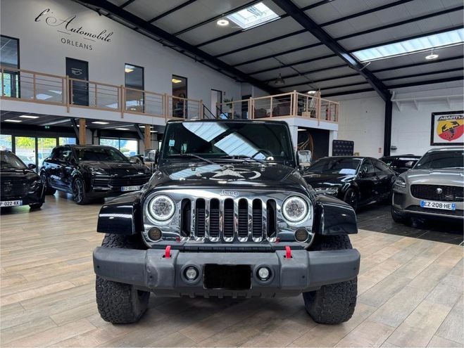 Jeep Wrangler 2.8 CRD 200 UNLIMITED SAHARA AWD BVA Noir de 2012