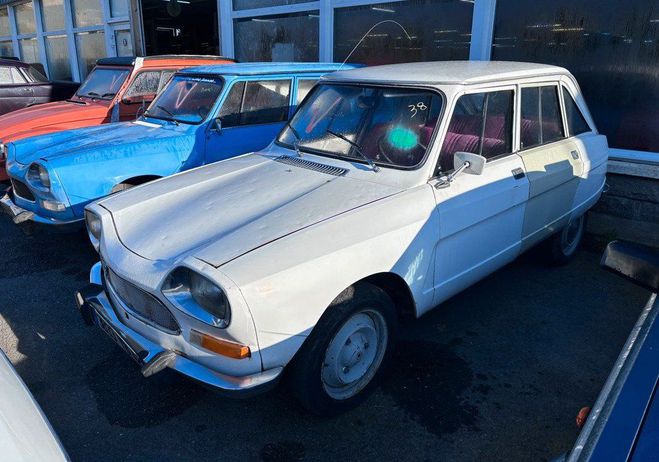 Citroen Ami 8 berline Blanc de 1969