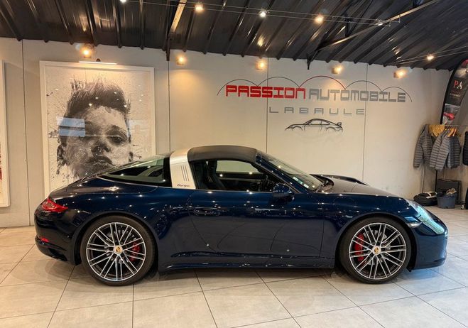 Porsche 911 991 Targa 4S phase 2, 11-2017-19050km, o Bleu de 2017