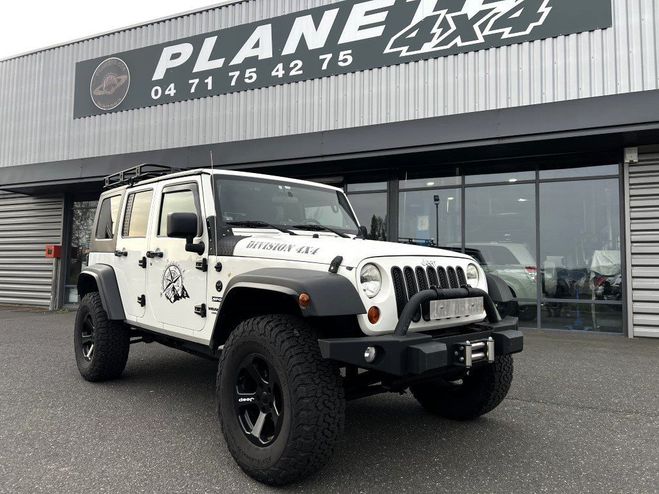 Jeep Wrangler JKU 2.8 L CRD 177 CV Sport Pr�par�e TT Blanc de 2008