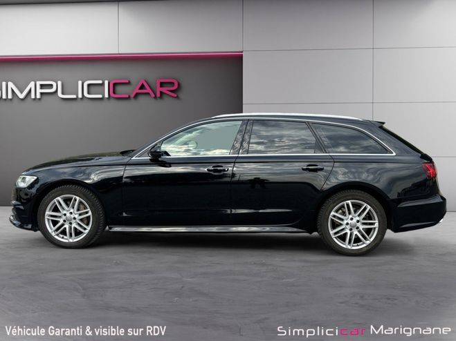 Audi A6 AVANT V6 3.0 TDI 218 S Tronic 7 Quattro  Noir de 2016