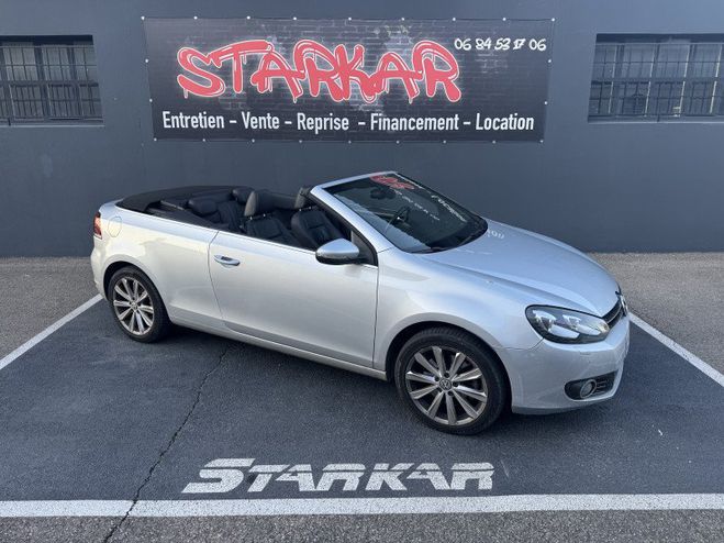 Volkswagen Golf VI CABRIOLET 1.4 TSI 160CH CARAT DSG7 20 GRIS C de 2012
