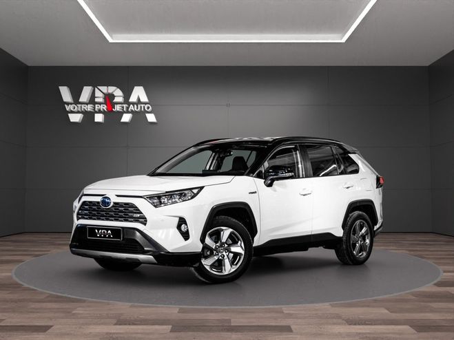 Toyota RAV 4 Hybride 218ch ? Toit ouvrant Cam�ra 360� Blanc de 2020