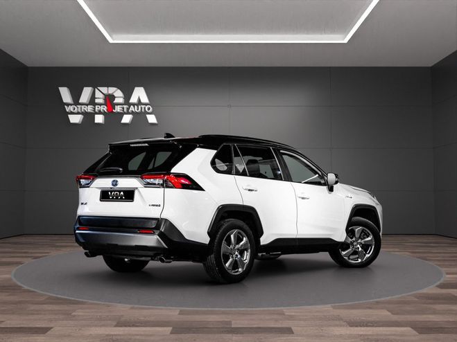 Toyota RAV 4 Hybride 218ch ? Toit ouvrant Cam�ra 360� Blanc de 2020