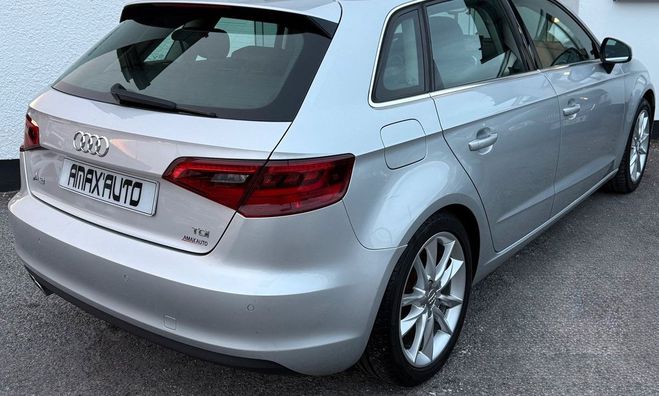 Audi A3 Sportback 2.0L TDI 150ch Ambition Luxe S Gris de 2013