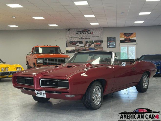 Pontiac GTO Cabriolet 400HO Rouge Fonc� de 1968