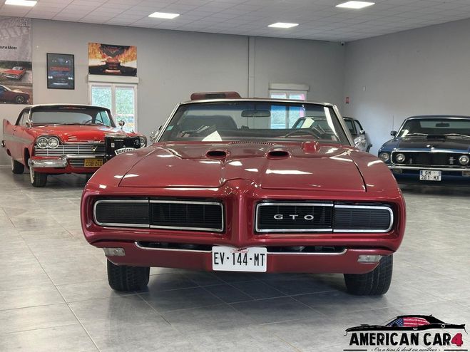 Pontiac GTO Cabriolet 400HO Rouge Fonc� de 1968