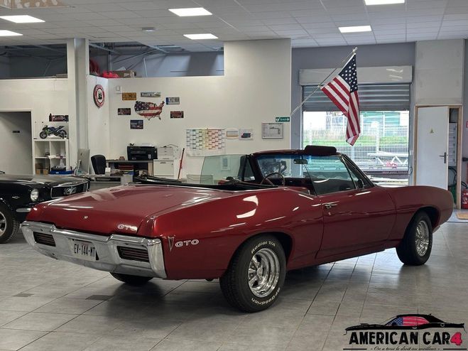 Pontiac GTO Cabriolet 400HO Rouge Fonc� de 1968