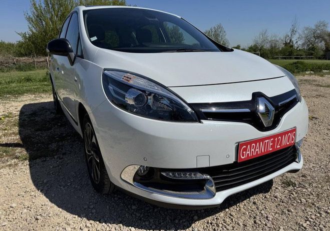 Renault Scenic TCE 130 cv BOSE & Toit ouvrant cuir Came Blanc de 2015