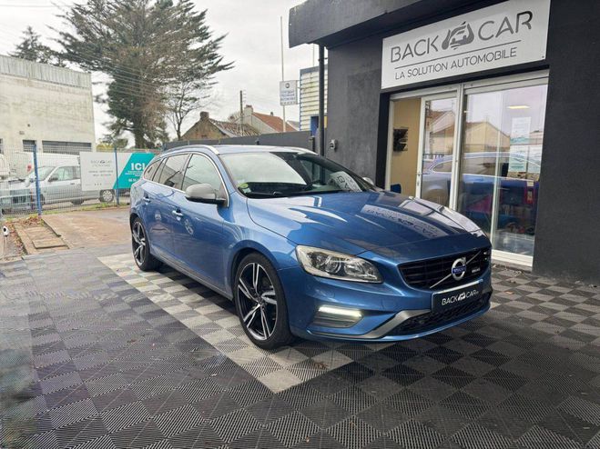 Volvo V60 D4 190 ch Stop&Start Geartronic 8 R-Desi BLEU CLAIR de 2016