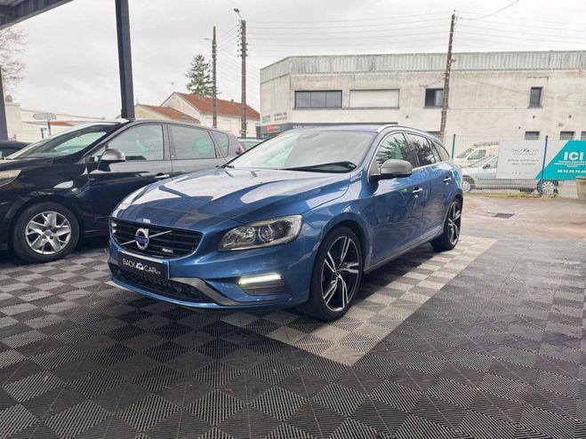 Volvo V60 D4 190 ch Stop&Start Geartronic 8 R-Desi BLEU CLAIR de 2016