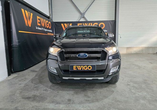 Ford Ranger double cabine 3.2 tdci 200 wildtrak 4x4  Noir de 2018
