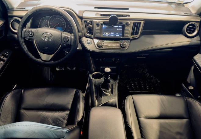 Toyota RAV 4 rav-4 2.2 d4d 150ch lounge clim-sieges c Noir de 2013