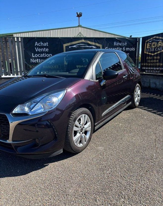Citroen DS3 1.2i 82 Cv 1 �res mains Violet de 2016