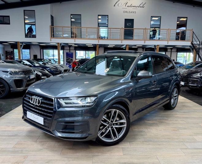 Audi Q7 II V6 3.0 TDI 272 S Line Quattro Tiptron Gris de 2016