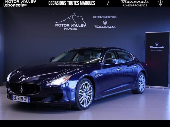 Maserati Quattroporte 3.0 V6 275ch Start-Stop Diesel Bleu de 2016