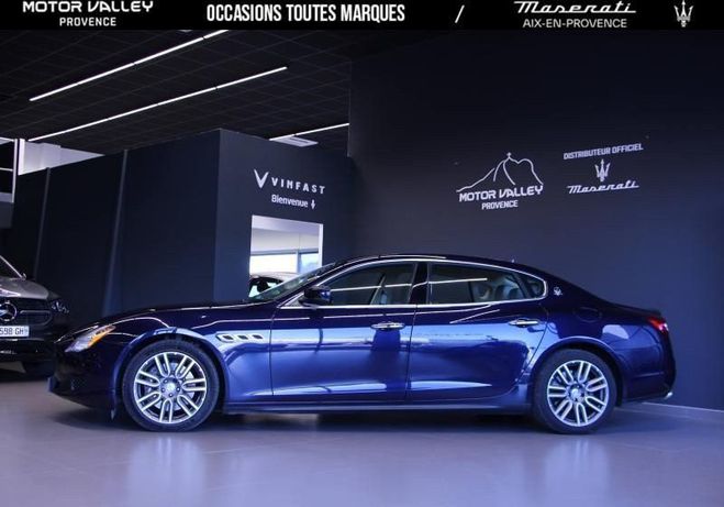 Maserati Quattroporte 3.0 V6 275ch Start-Stop Diesel Bleu de 2016