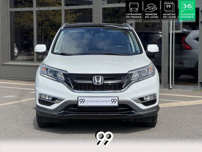 Honda CRV V 1.6 i-DTEC 4WD - BVA Exclusive Navi BLANC de 2017