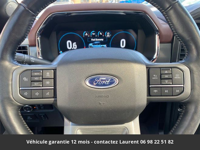 Ford F150 F lariat ethanol 5.0l supercrew 4x4 tout Gris de 2022