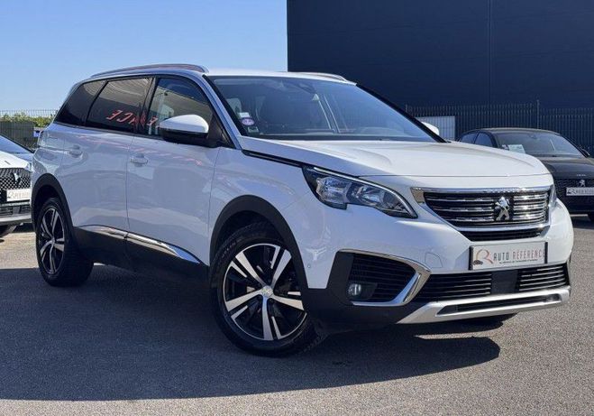Peugeot 5008 1.2 130 CH ALLURE EAT8 7 PLACES CARPLAY  Blanc de 2019