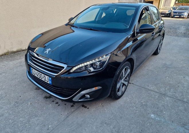 Peugeot 308 1.6 thp 125ch allure suivi garantie 12-m Noir de 2014