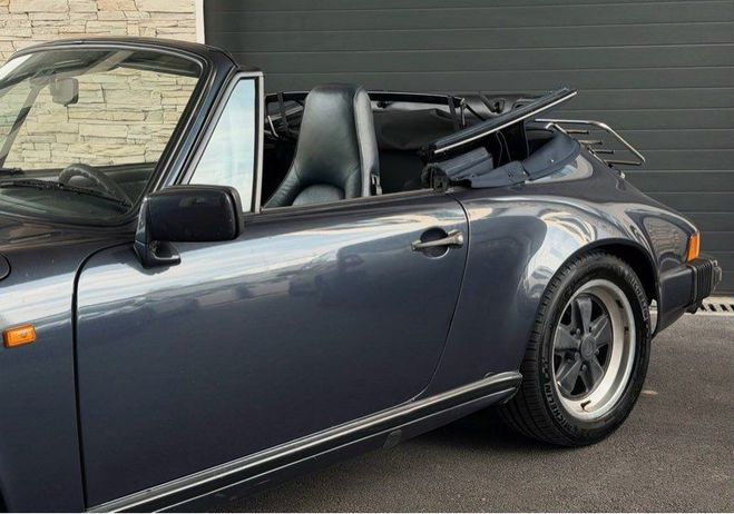 Porsche 911 3.2 Cabriolet Triple Blue PTS Jantes Fuc Bleu de 1985