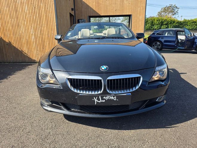BMW Serie 6 635 D 285CH CABRIOLET 3.0LD BI-TURBO 635 Noir de 2007