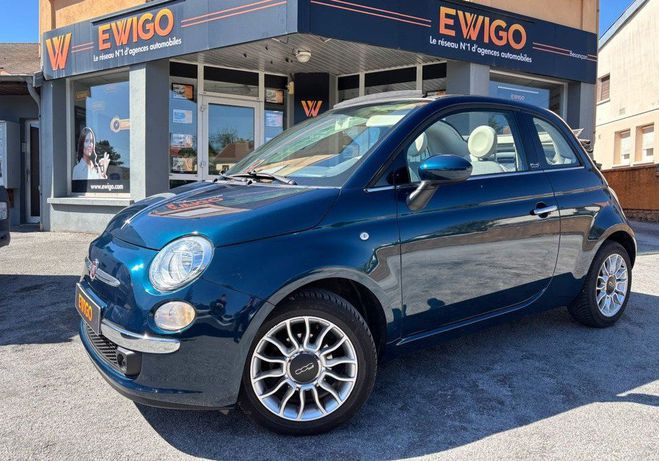 Fiat 500 cabriolet 1.2 69ch Bleu de 2014
