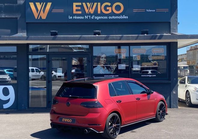 Volkswagen Golf gti performance 245ch manuel akrapovic e Rouge de 2018
