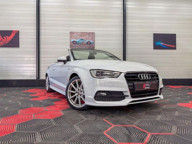 Audi A3 Cabriolet 2.0 TDI - 150 S Line BLANC de 2016