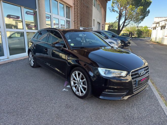 Audi A3 Sportback 2.0 TDI 150 S Line S tronic 6  Noir de 2015