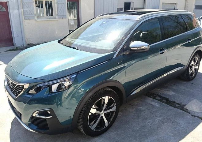 Peugeot 5008 2.0 l HDi 180 cv GT 1�re Main R�vis� & g Bleu de 2019