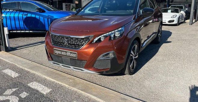 Peugeot 3008 1.6 THP 165CH GT LINE S&S EAT6 Marron de 2017