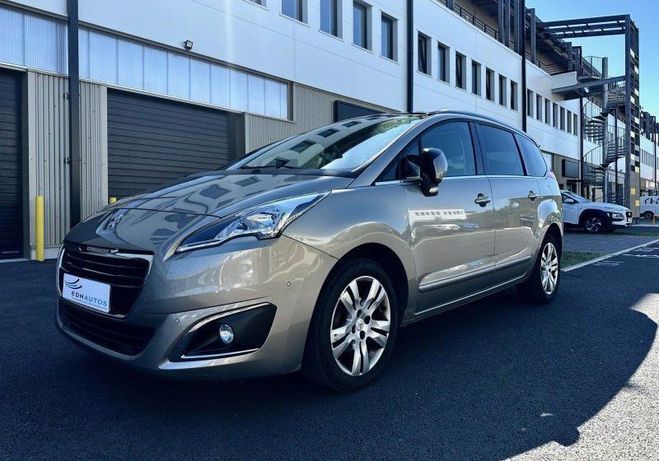 Peugeot 5008 1.6 HDI 115CH ALLURE 7PL 1�RE MAIN Beige de 2014