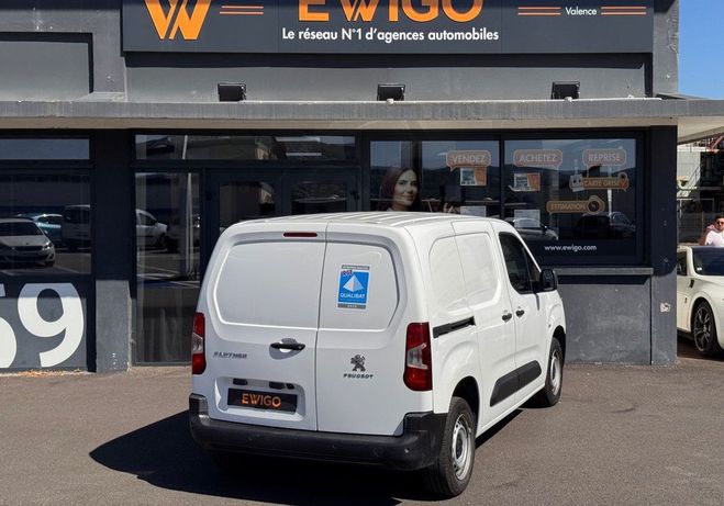 Peugeot Partner vu fourgon 1.5 bluehdi 102ch 1000kg suiv Blanc de 2021