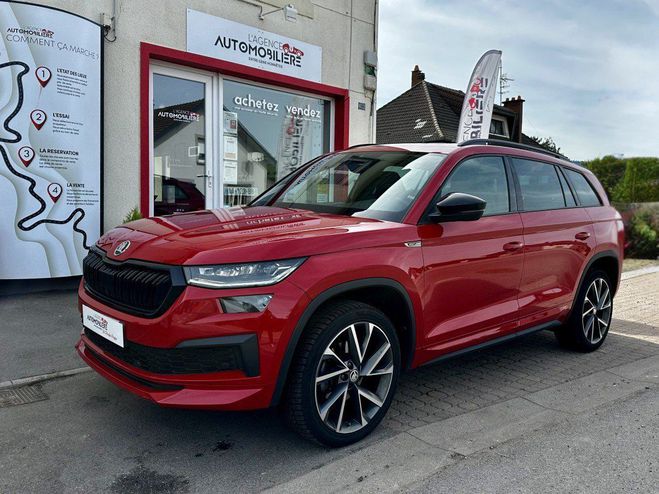 Skoda Kodiaq 1.5 TSI 150ch DSG7 ACT Sportline Rouge de 2022