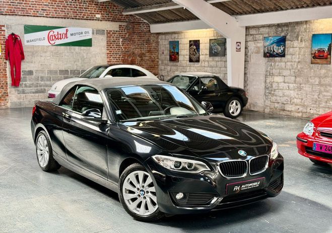 BMW Serie 2 Cabriolet 218i Navigation, Si�ges chauff Noir de 2016