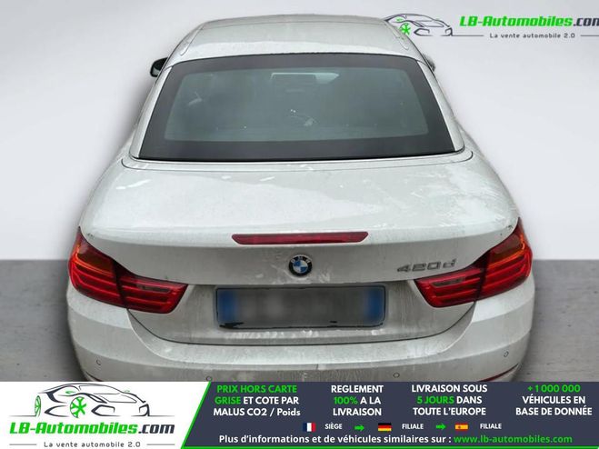 BMW Serie 4 420d BVA Blanc de 2016
