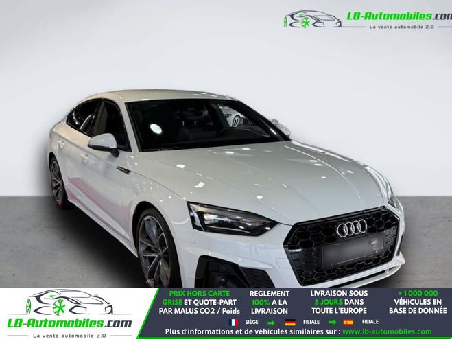 Audi A5 40 TDI 204 BVA Blanc M�tallique de 2021