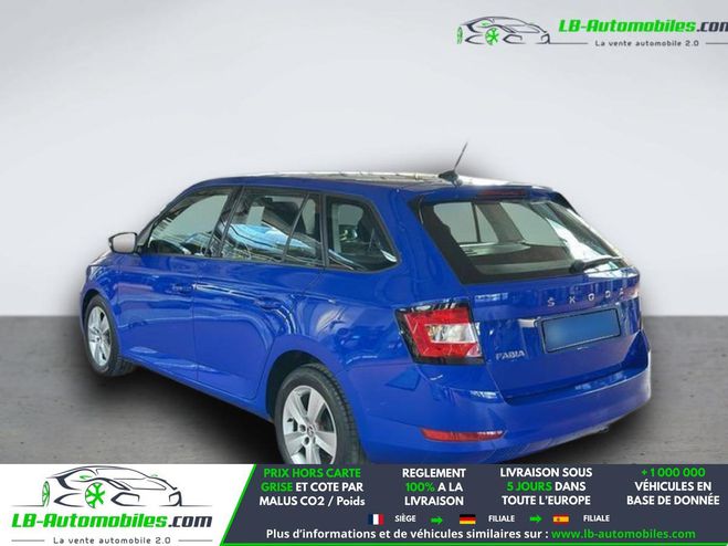 Skoda Fabia 1.0 MPI 60 ch BVM Bleu de 2021