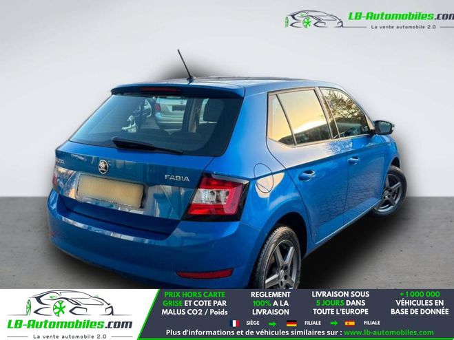 Skoda Fabia 1.0 MPI 75 ch BVM Bleu M�tallique de 2018