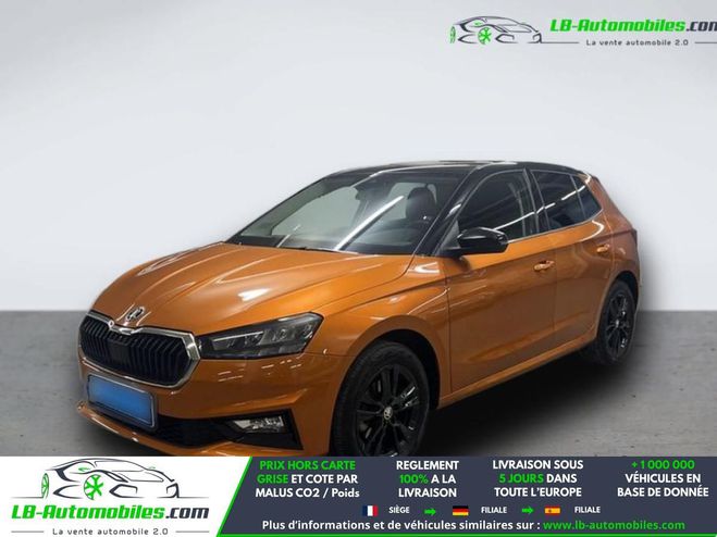 Skoda Fabia 1.0 TSI 110 ch BVM Orange M�tallique de 2021