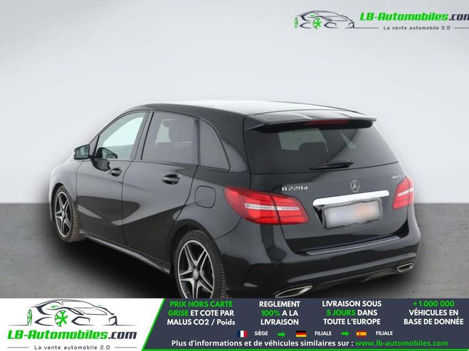 Mercedes Classe B 220 CDI BVA Noir M�tallique de 2015