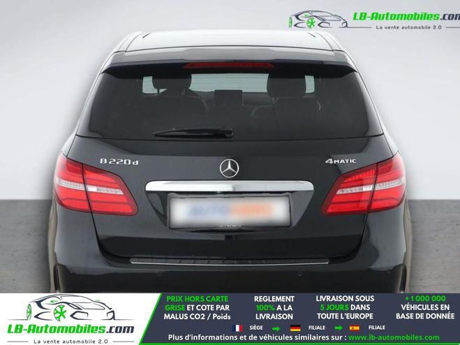 Mercedes Classe B 220 CDI BVA Noir M�tallique de 2015